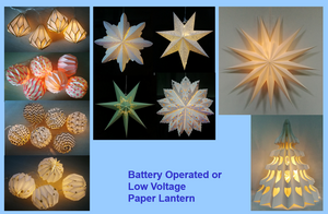 灯串+纸灯笼