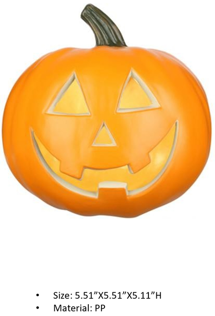 PP 橙色南瓜灯模型