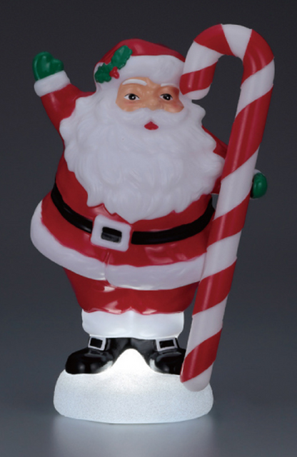 PE吹塑圣诞拐杖老人模具装饰