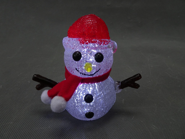 PS 3D雪人水晶灯