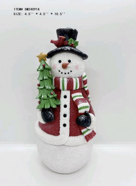 黏土造型 圣诞老人/雪人/驯鹿 LED 灯 - 3