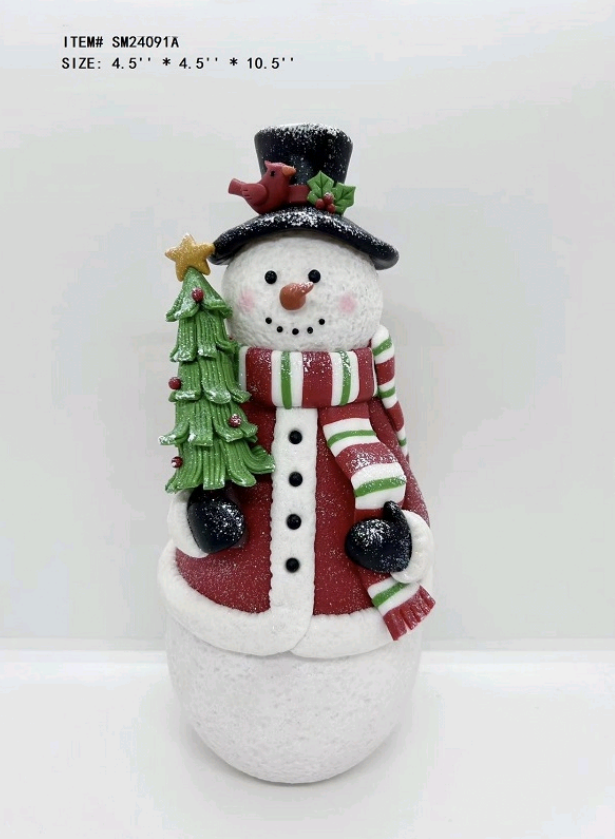 黏土造型 圣诞老人/雪人/驯鹿 LED 灯 - 3