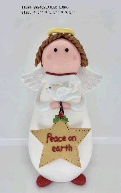 黏土造型 小天使拿着金星 - 9