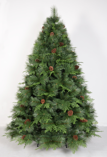 绿色普通松果圣诞树