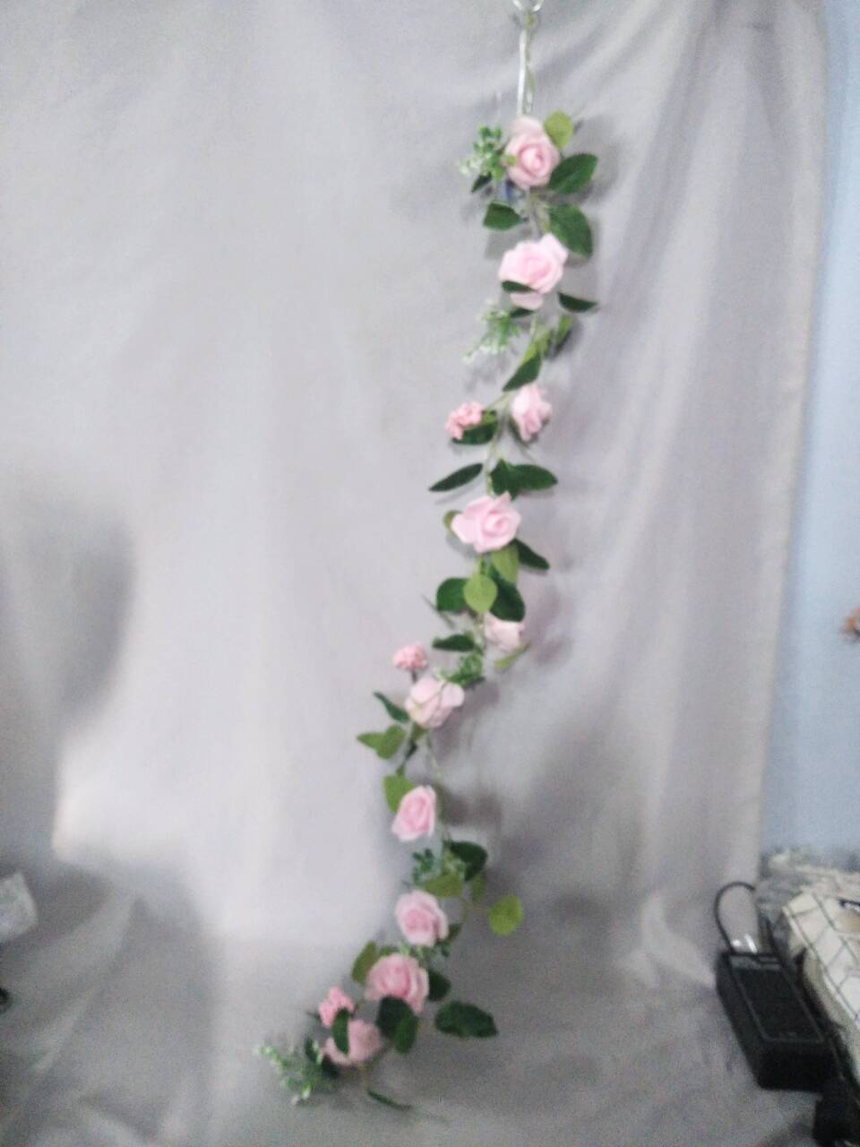 玫瑰形LED弦灯 - 直径为8厘米的盛开，带有透明的AA*2电池盒，非常适合浪漫/装饰照明