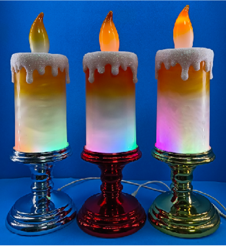 亚克力蜡烛造型灯 幻彩