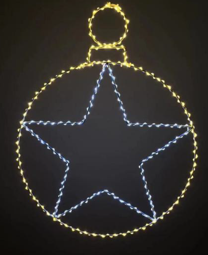 金属造型 圣诞灯