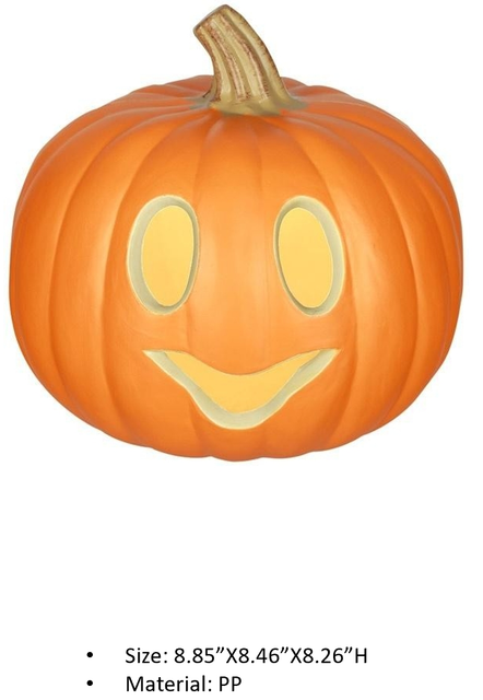 PP 橙色南瓜灯模型 