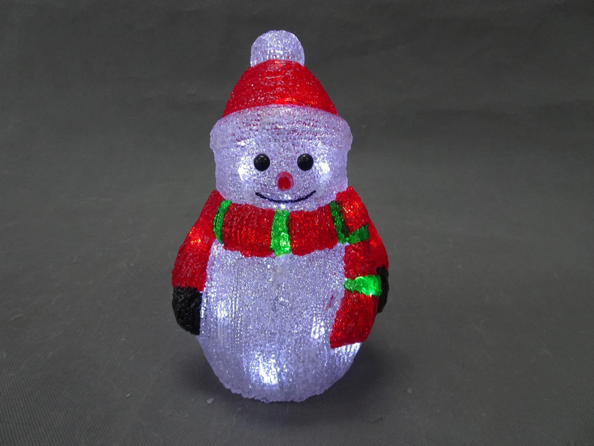 PS 3D雪人水晶灯 