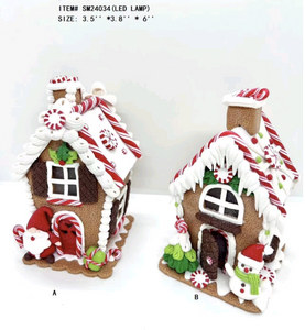 粘土与圣诞老人/雪人18岁的糖果屋建模