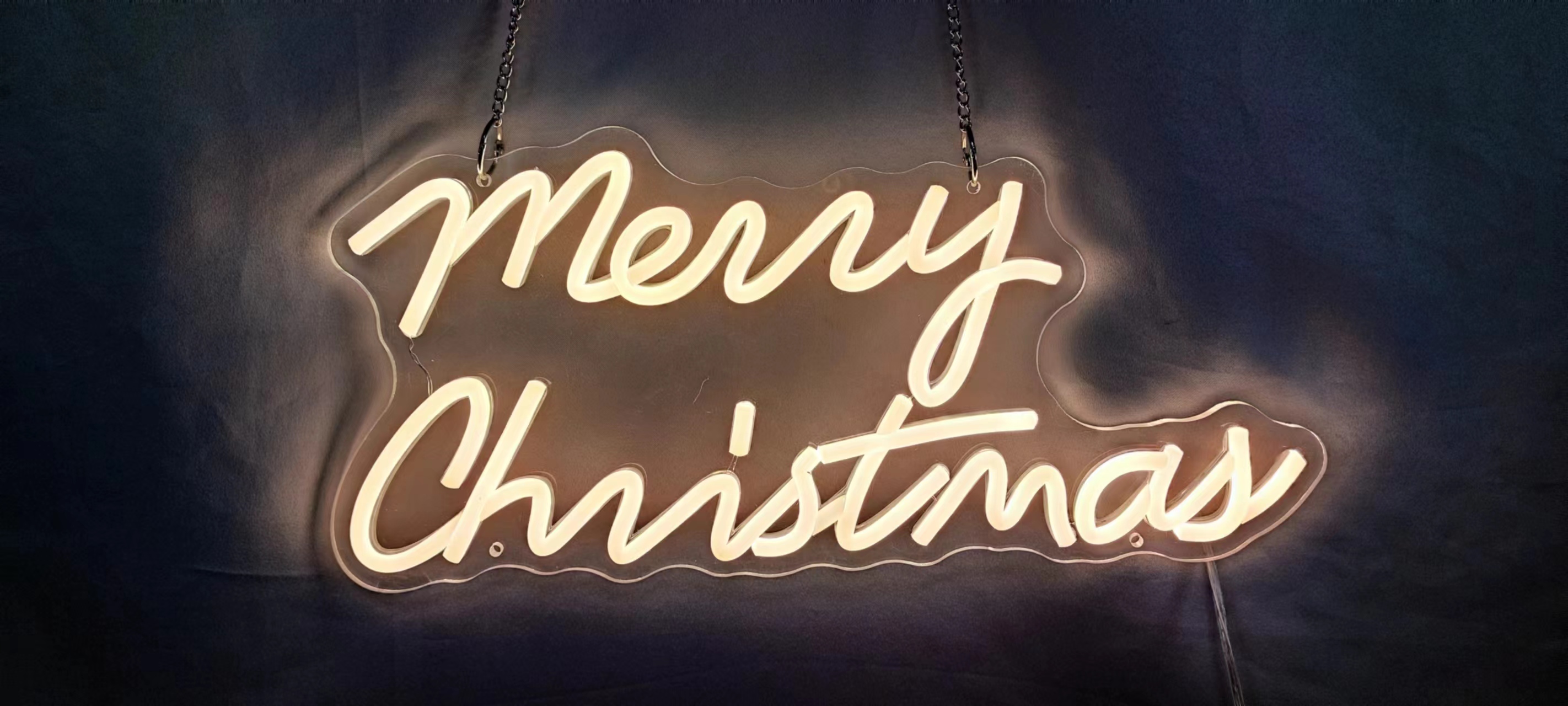 亚克力板圣诞快乐字母灯