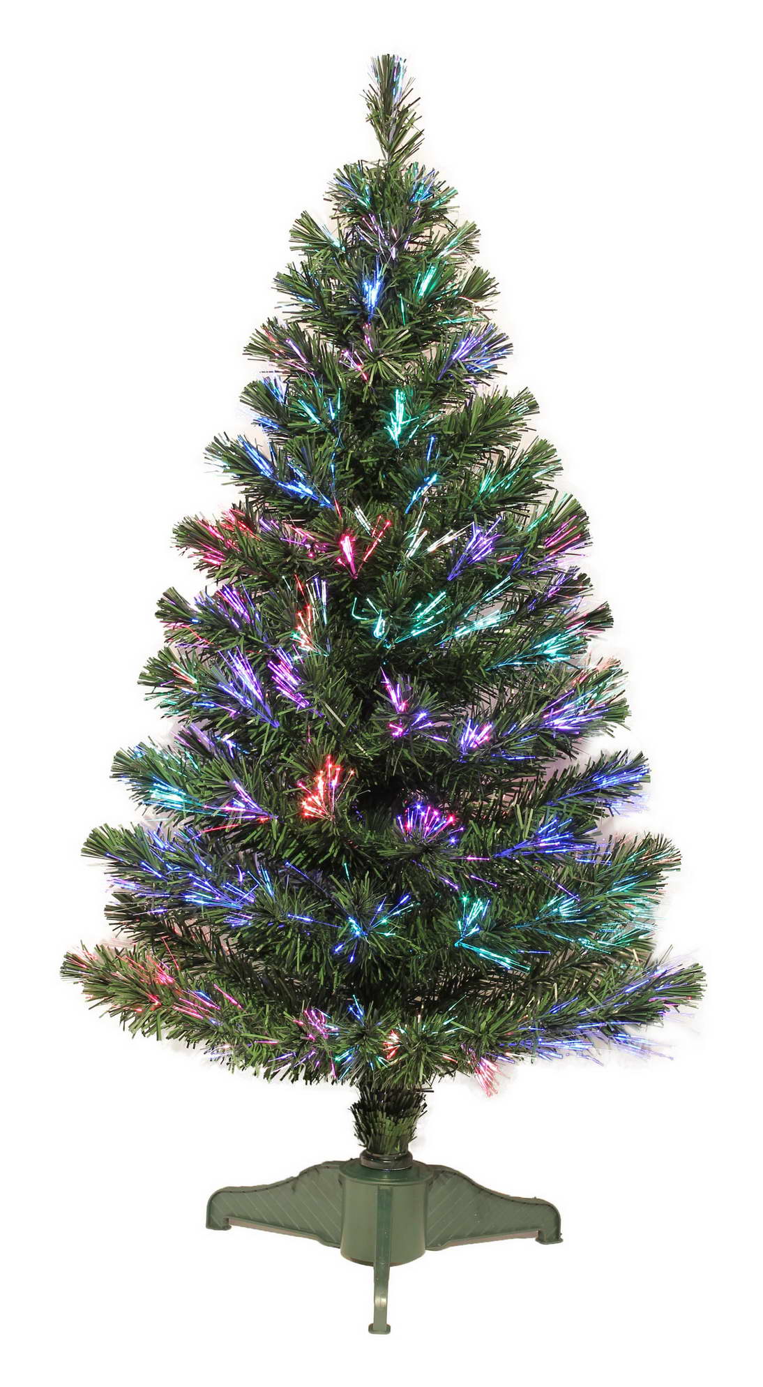 圣诞绿色光纤树+顶星