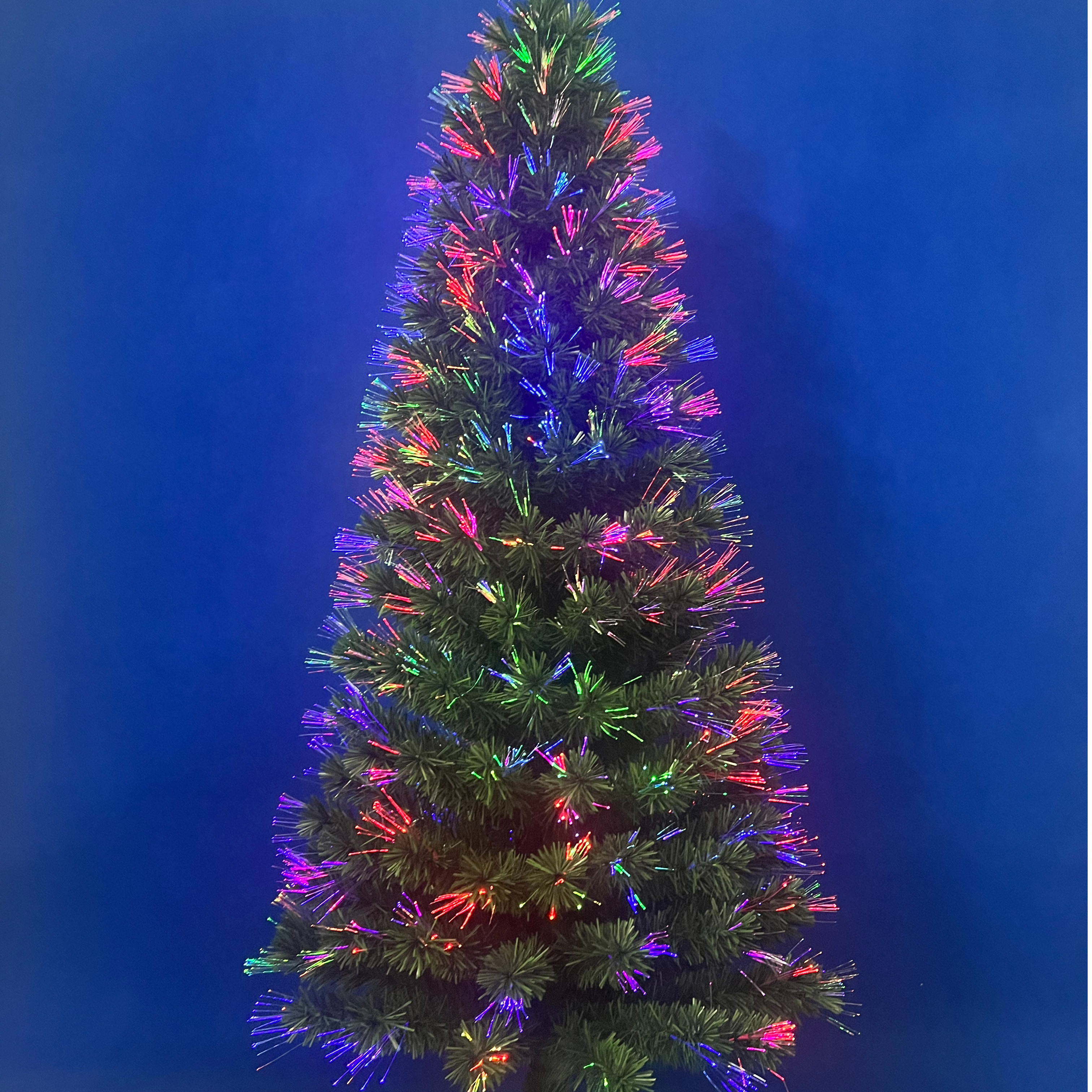 圣诞绿色光纤树