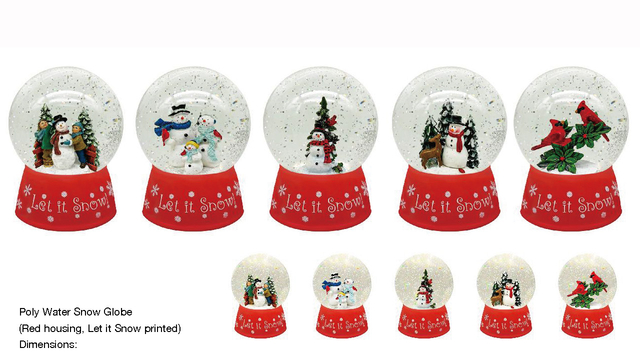 亚克力 水球灯 雪人/知更鸟 SR - 128