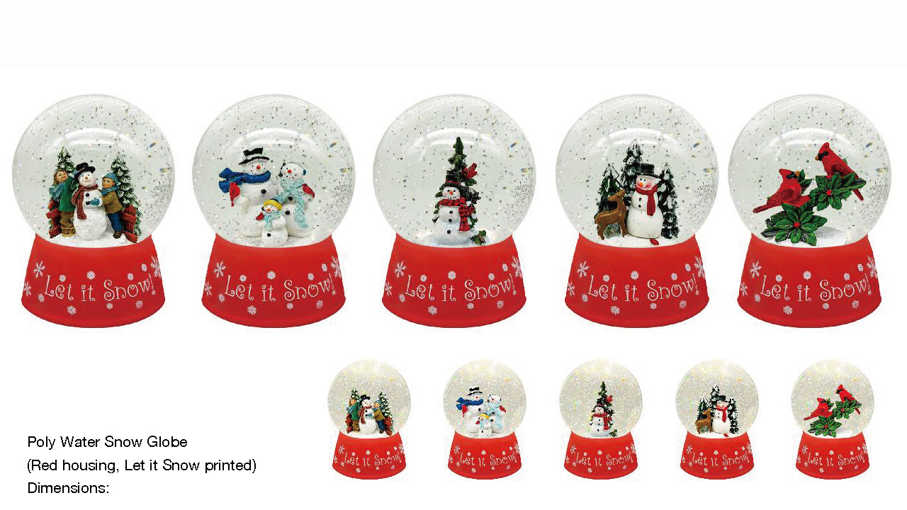 亚克力 水球灯 雪人/知更鸟 SR - 128