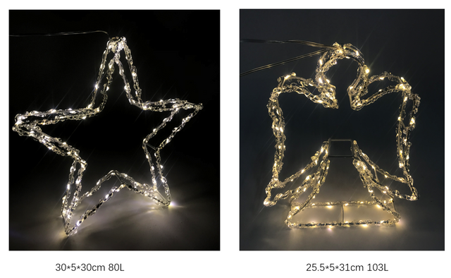 PS 3D星星、蝴蝶水晶灯