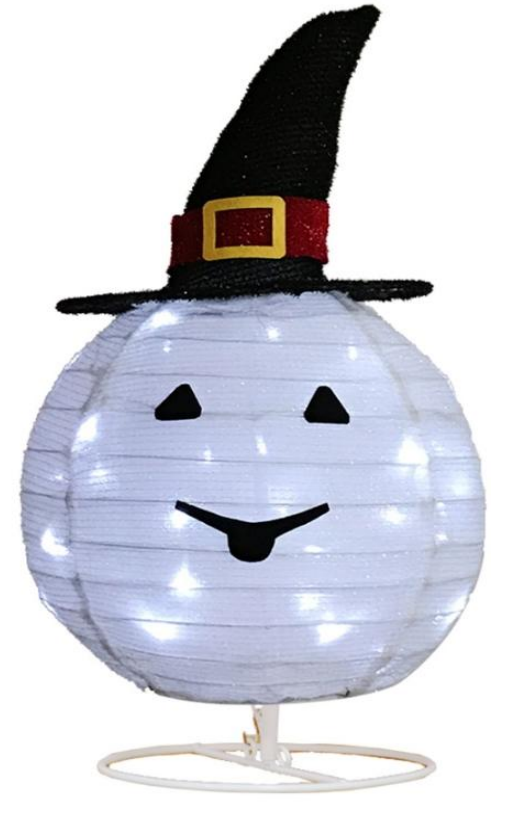 织物包裹的白色幽灵折叠灯