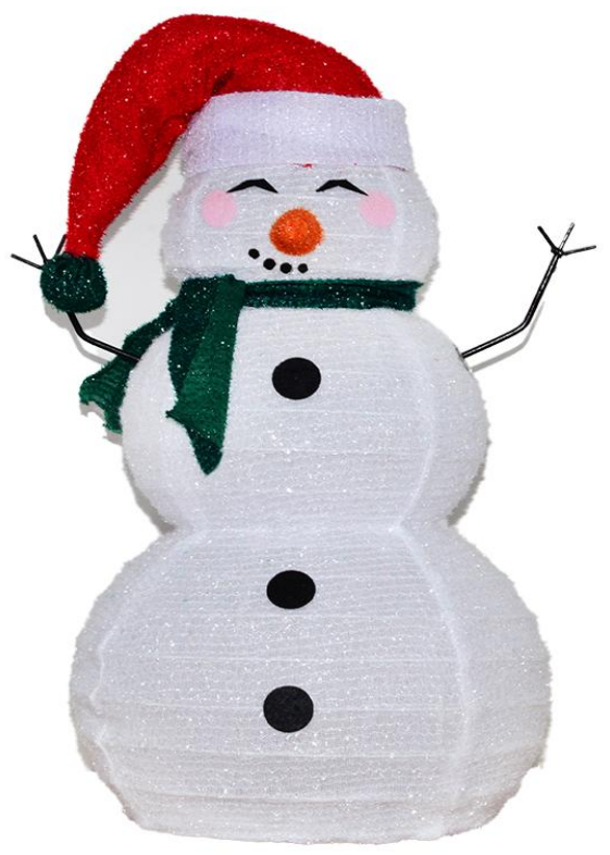 包布可伸缩雪人折叠灯