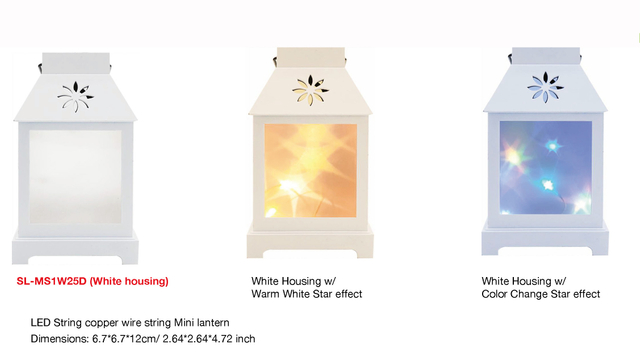 室内装饰 LED 灯串铜线串迷你灯笼 - 22