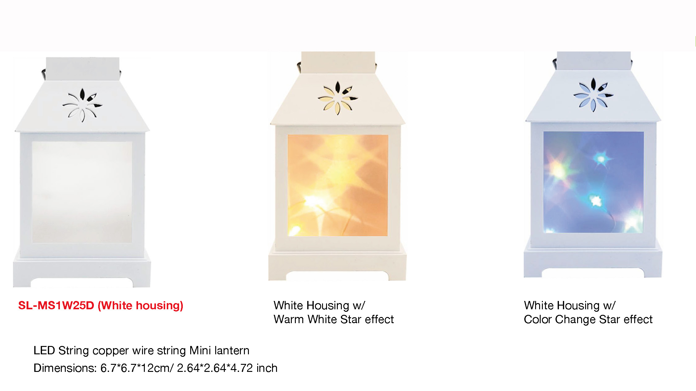 室内装饰 LED 灯串铜线串迷你灯笼 - 22