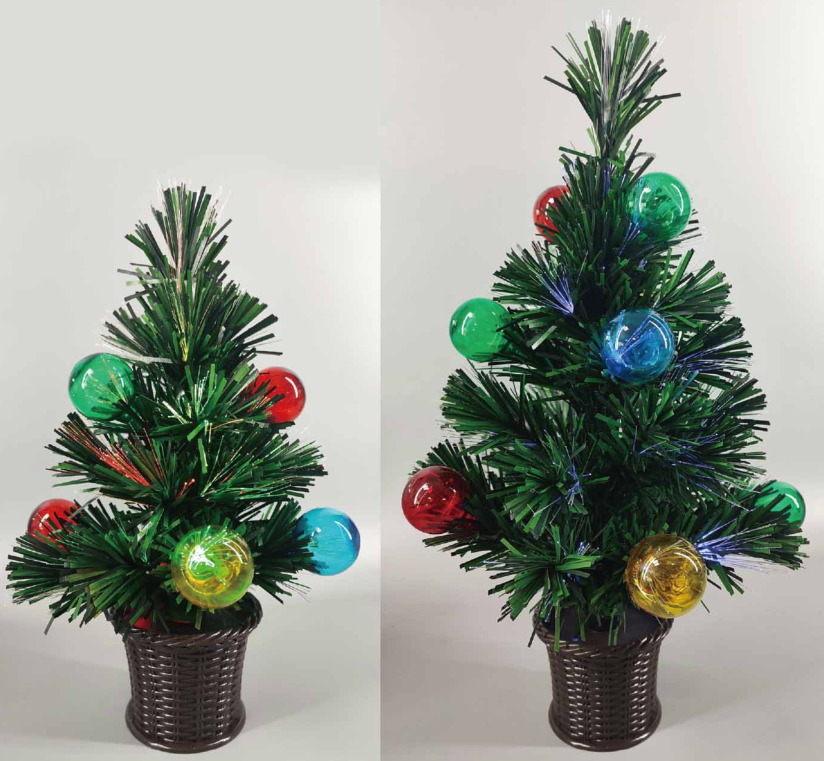 圣诞绿色光纤树+顶星