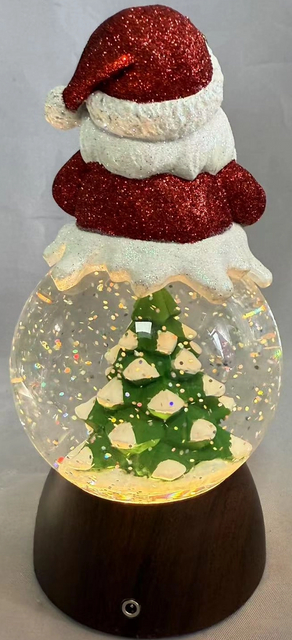 花圈圣诞老人雪球