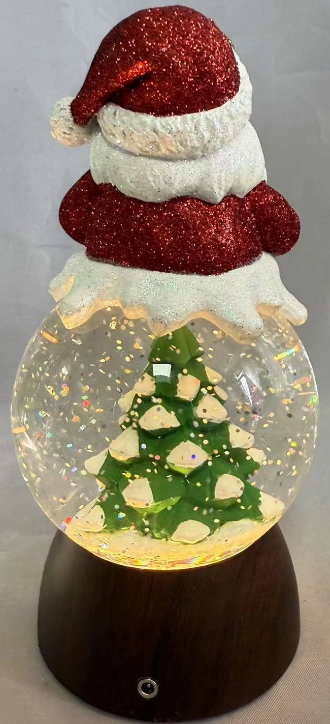 花圈圣诞老人雪球