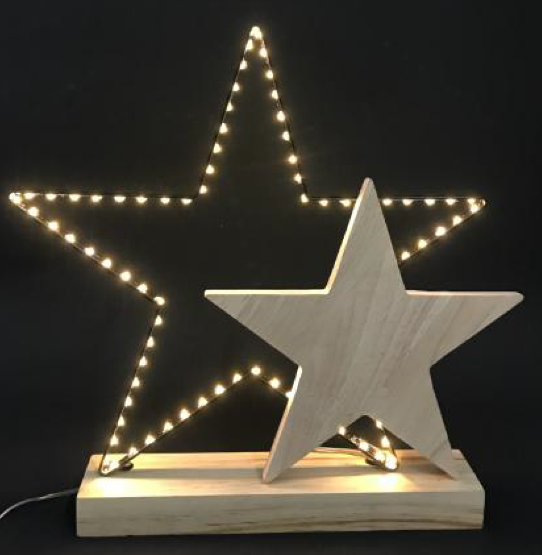 主题框架灯配木星装饰