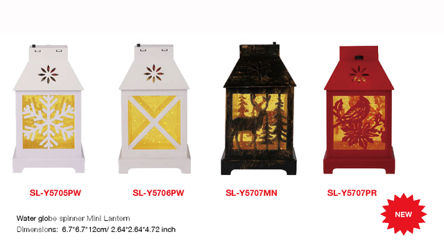 亚克力 灯笼造型灯 雪花/窗户/驯鹿/鸟 SR - 78