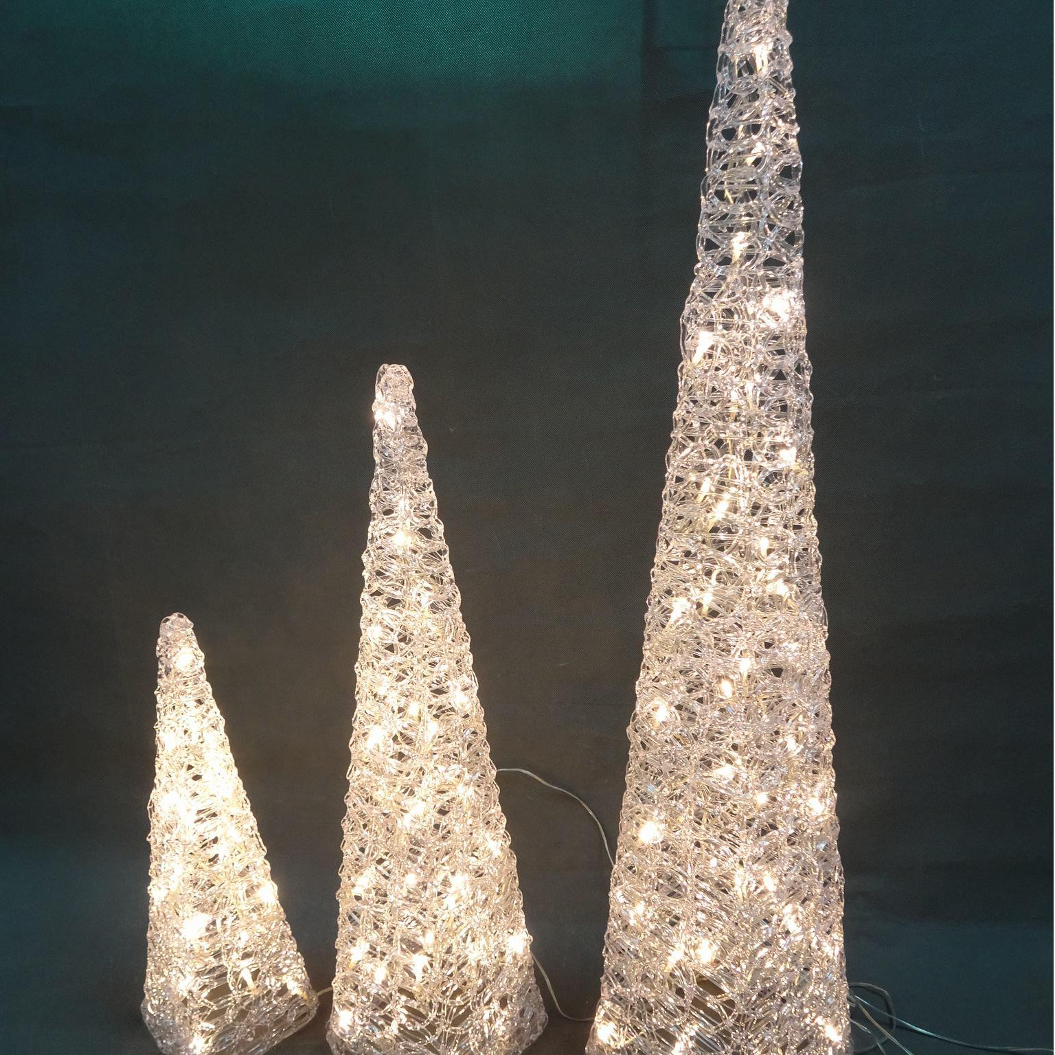 PS 3D 套三塔水晶灯 