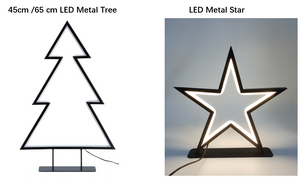 铁片造型灯（树/星）