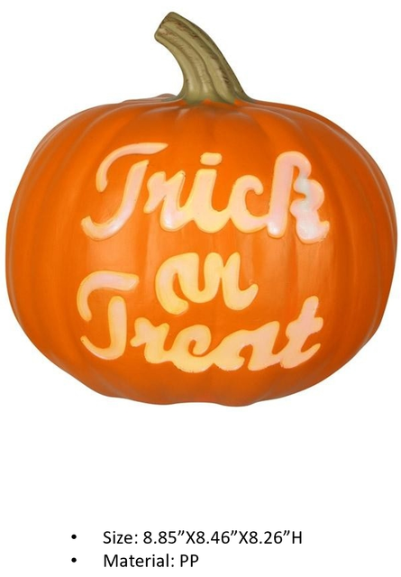 PP 橙色南瓜灯模型 