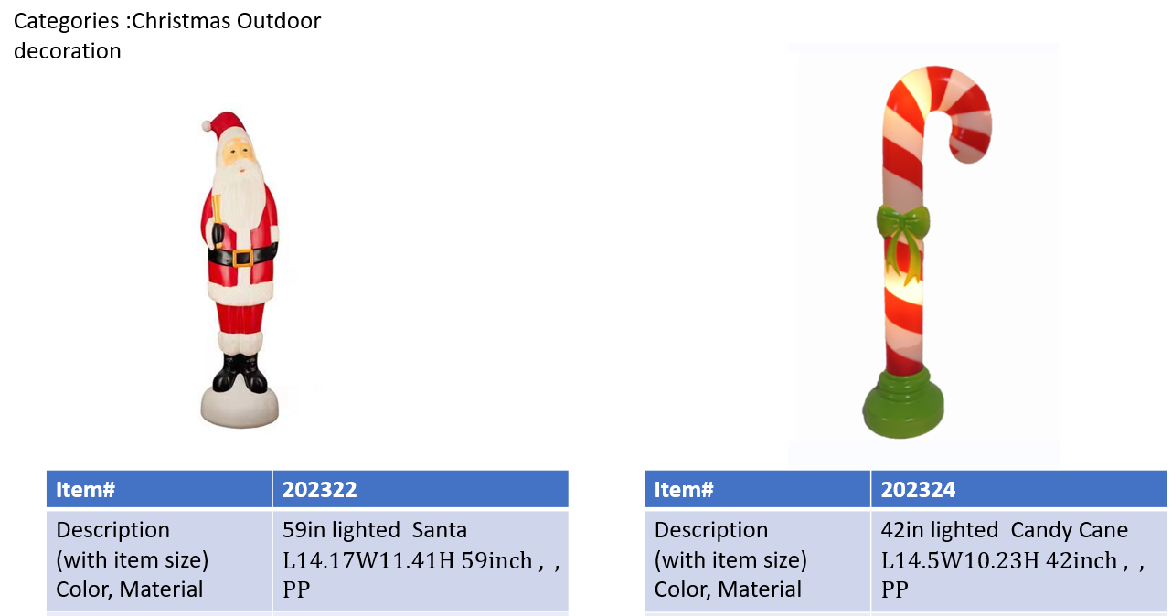 PE吹塑圣诞拐杖老人模具装饰