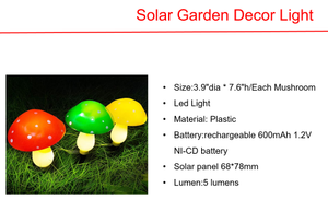 太阳能 LED 花园装饰灯