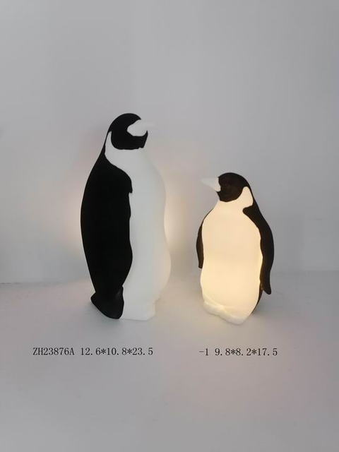 瓷质两只企鹅灯- 9