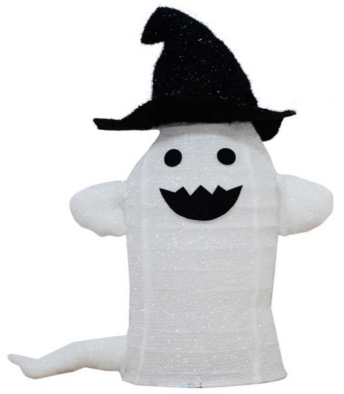 织物包裹的白色幽灵折叠灯