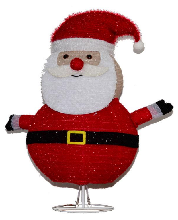 包布可伸缩圣诞老人折叠灯