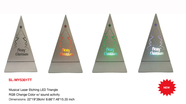 室内装饰 音乐镭射 LED 三角造型- 25