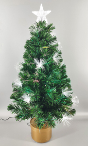 圣诞绿色光纤树+顶星