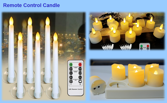电子遥控蜡烛灯 - 1