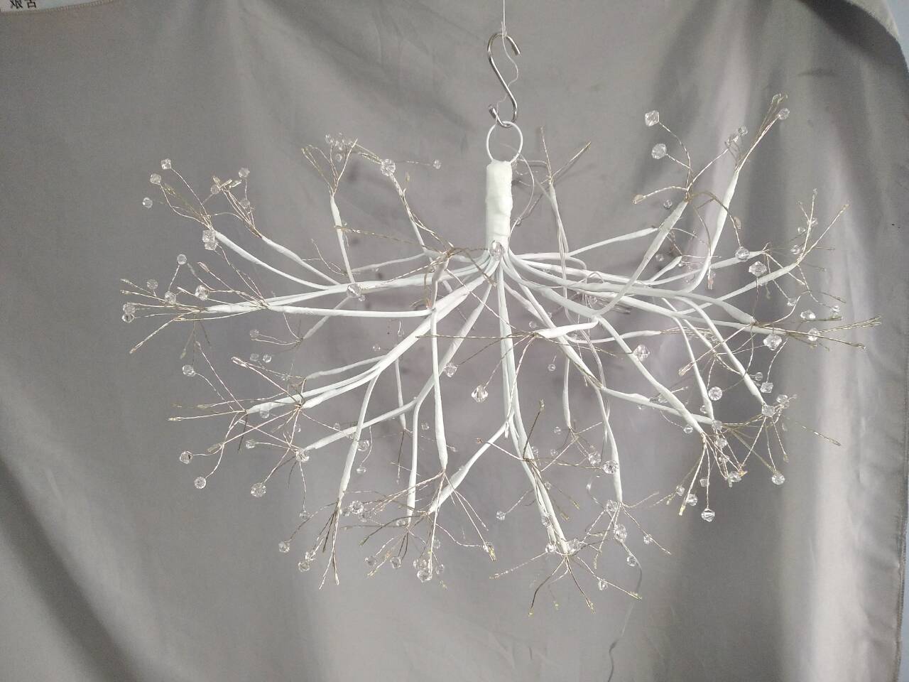 新的双使用樱花LED LED灯 - 40厘米高的悬挂或盆栽设计，精致的Sakura Flowers用于多功能