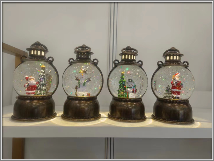 丙烯酸水灯笼水气球灯笼圣诞老人雪人