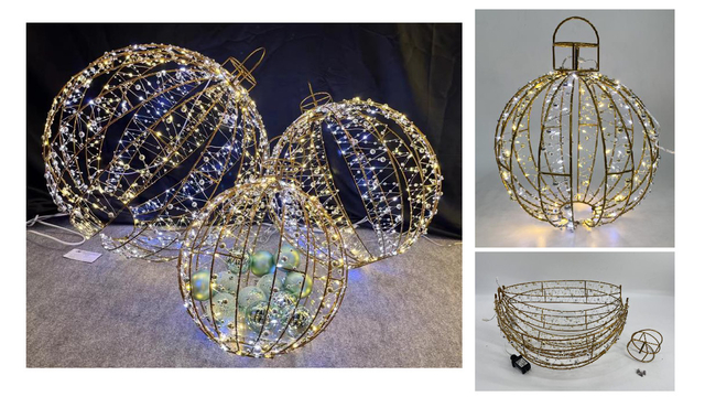 LED 铁球灯 金属星星灯 金属树灯