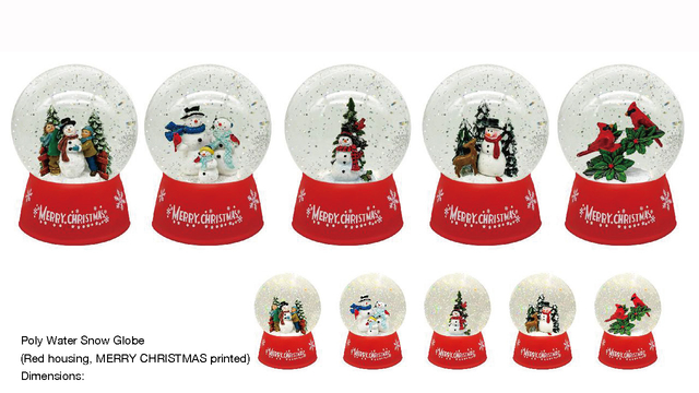 亚克力 水球灯 雪人/知更鸟 SR - 130