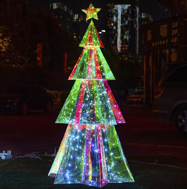 彩色钻石圣诞树