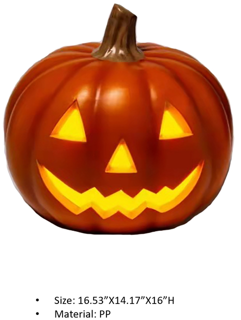 PP 橙色南瓜灯模型