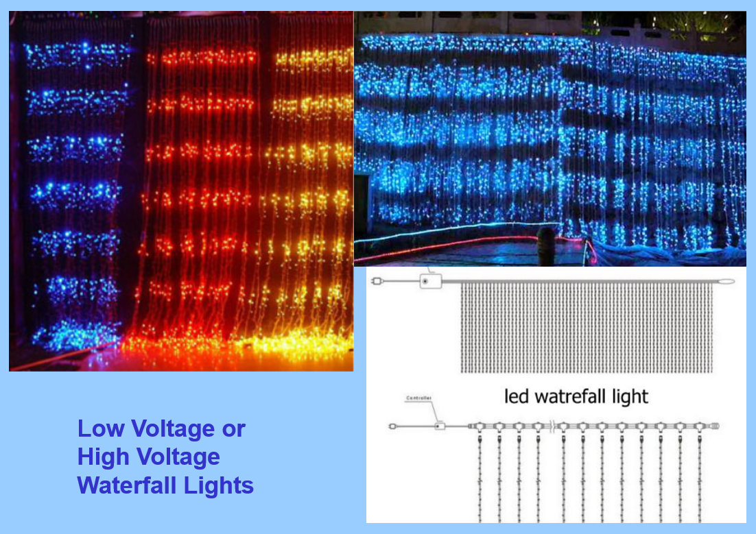 F5 LED瀑布灯