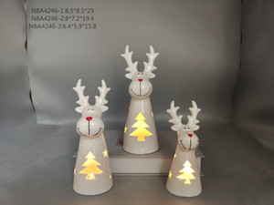 瓷白驯鹿灯 - 29