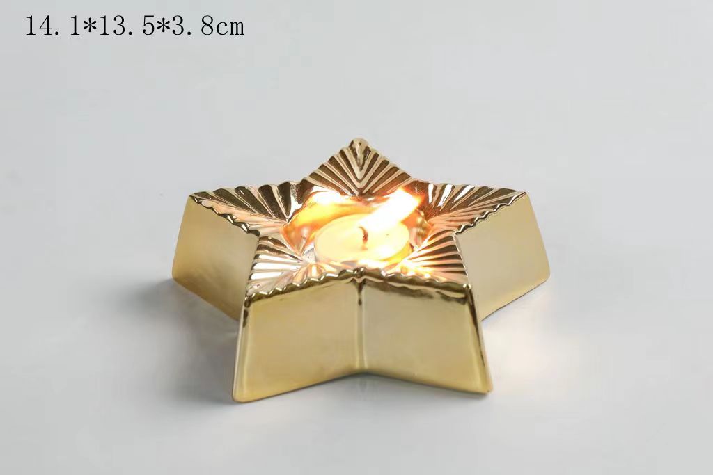 瓷质大金星烛台 - 20