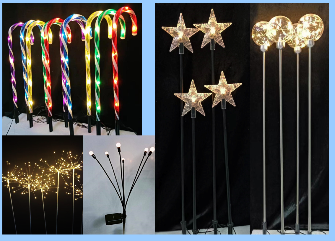 太阳能 LED 插棒灯